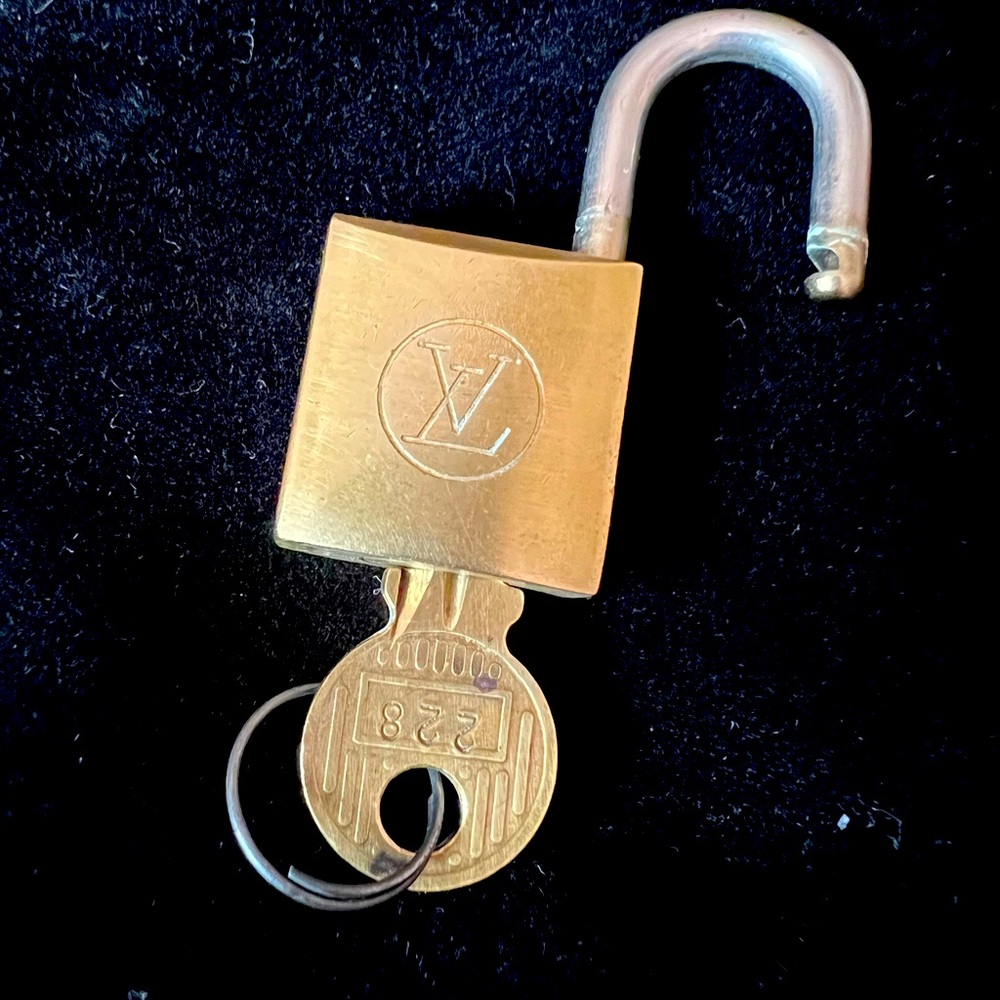 Authentic Louis Vuitton Lock and Key